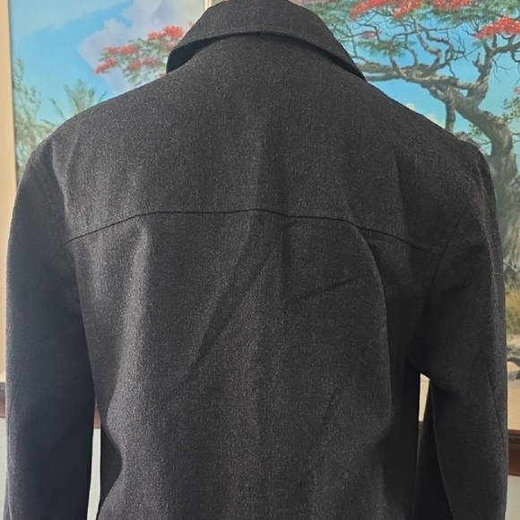 Talbots Black Utility Button-Front Jacket - Picture 7 of 7